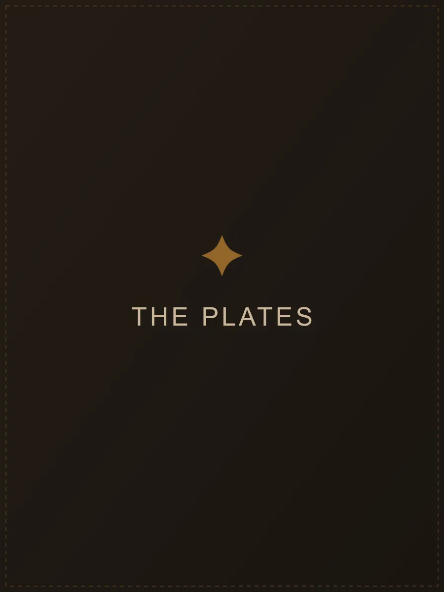 Plates of food fresh from the kitchen